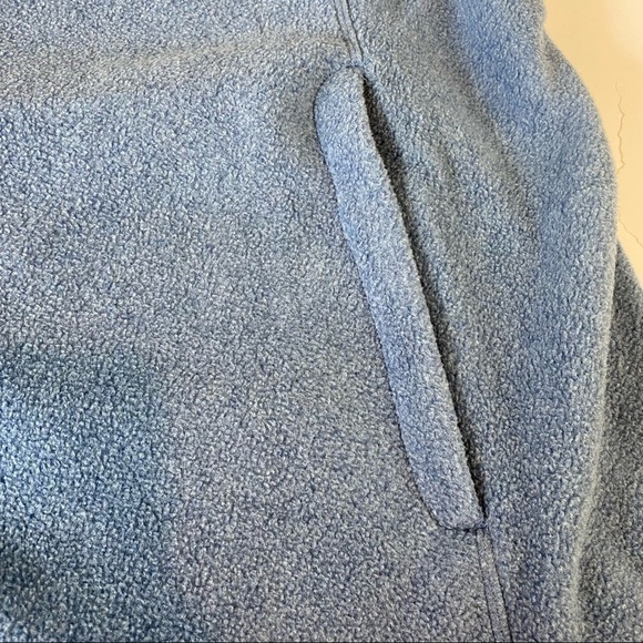 Amazon Essentials Fleece Vest Blue XL Full Zip Sleeveless High Collar Pockets - Picture 6 of 7